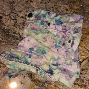 Colorful Jean Shorts